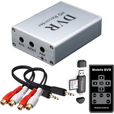 SD 카드 리더기가 장착된 차량용 카메라 미니 DVR FPV Hi8 캠코더 DVD TV 박스 MPEG-4 CH1용 실시간 디, 1개, Mini DVR CH1 - 미니dvr