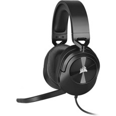Corsair HS55 무선 멀티플랫폼 경량 게이밍 헤드셋 블루투스 포함 돌비 71 서라운드 사운드 iCUE 호환 PC PS5 PS4 닌텐도 스위치 모바일 화이트 183185, HS55 서라운드, 탄소