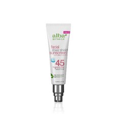 [미국직구] 알바보타니카 페이셜 시어 쉴드 선크림 무향 SPF45 57g 1개
