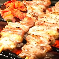 닭목살꼬치 캠핑음식, 5개, 250g