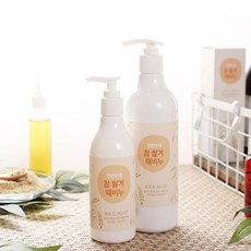 유연화장품 천연 수제 참 쌀겨 때비누 500ml, 1개