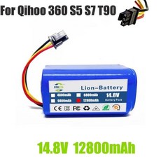 로봇 진공 청소기 교체 배터리 Qihoo 360 S5 S7 S7Pro T90 X9 12800mAh 14.8v, 08 12800mAh