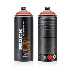 몬타나 스프레이 블랙 락카 그래피티 파워컬러, BLK P3000_POWER RED