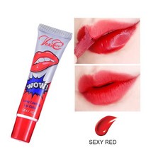 fizz 안지워지는립스틱 여성용 액체 립스틱 화장품 립글로스 방수 오래 지속되는 립오프 마스크 6 가지 색상, 5.01Sexy Red, 1개, [05] 01-Sexy Red