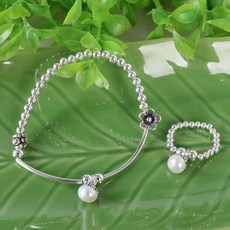 은팔찌반지세트