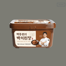 윤마트 백종원된장 백석된장 1kg 대용량 된장찌개 김치찌개