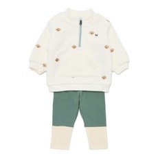 (백화점 상품) HP)블루독베이비 (CR)벨로아 하프집업 상하세트 (44C13-610-07) 607543