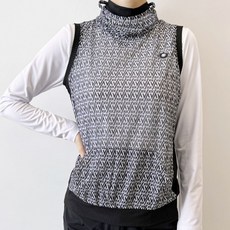 여자 베스트 귀걸이 마스크 쿨망사 골프 조끼 G-1z24, 블랙:M_55, 1개