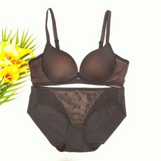 원더브라 노와이어 브라 햄팬티 세트 WBWBR0M64T BK WBWPT0M64T BK A