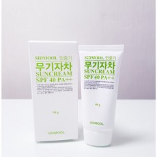 [베스트] 시드물 민중기 무기자차 썬크림 SPF40/ PA++ 50g 자외선 차단제 햇빛 철벽 차단 미백 저자극 수분 보습 데일리 화장품 베이스 메이크업 민감 피부, 1개