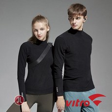 [판다365] 비트로 2019FW EZRT-71903 블랙 여성용 긴팔 라운드티셔츠