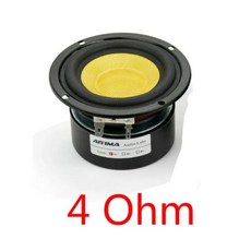 AIYIMA3 인치 풀 레인지 스피커 미드레인지 베이스 오디오 스테레오 우퍼 라우드 스피커 4ohm 25W 홈 시어터 DIY HIFI 스피커 2 개, 1) 4 Ohm Speakers