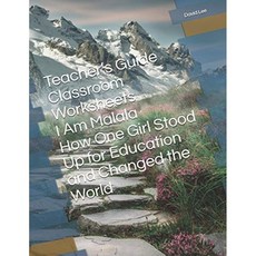 교사용 강의실 워크 시트 I am Malala 한 소녀가 교육을 위해 서서 세상을 바꾼 방법, 단일옵션