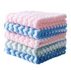 세탁 키친크로스 타올 청소 그리스 타월 행주 수건 핸드 주방 마이크로파이버 걸레 다기능, colour mixture, 10pcs, 10개