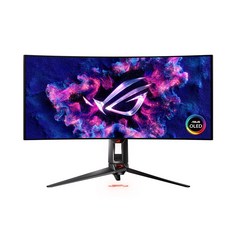 ASUS ROG SWIFT PG34WCDM 86.8Cm(34) OLED 커브드 WQHD 240Hz 게이밍 모니터 3년보증