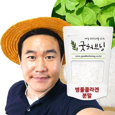 병풀 콜라겐 가루 분말 추출물 저분자 비오틴 엘라스틴 히알루론산 200g 굿허브닝, 1개