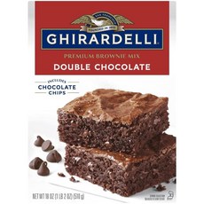 Ghirardelli 기라델리 더블 초콜릿 브라우니 믹스 510g 6개