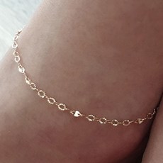 보하 14K 18K 샤인 발찌