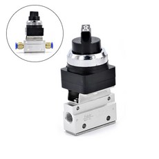  피팅 에어 기계식 공압 스위치 밸브 MOV-01 온오프버튼 실린더 페달 호스, PT389.선택 - 공압스위치 MOV-01, 1개 