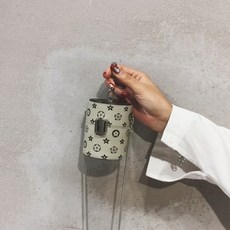 생활도움 미니 멀티 립 파우치 심플 키트 립 앤티크 파우치 원통 파우치