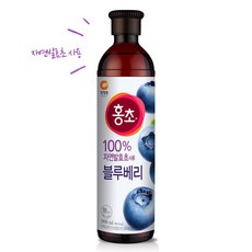 청정원 홍초 100% 자연발효초사용 블루베리 900ml x 1개, 단품