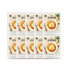 올반 아삭 김치볶음밥 10개 세트 (220gX10개)(신세계푸드 중복 ), 올반 아삭 김치볶음밥 10개 세트 (220gX10개), 220g