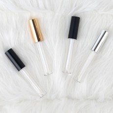 여행용 휴대용 립글로즈 틴트 공병 용기 샘플용기 크림통, 골드, 단일사이즈