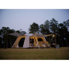 국내배송 비달리도 원터치 텐트 사계절 장박 쉘터 감성 캠핑 대형 리빙쉘 피크닉, 아이보리