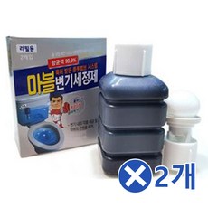 협력업체 100ml 변기 자동세정제 리필세트x2개 변기세척제 / 배송상품 : 옵션 마블 자동변기세정제 리필세트 (변기청소 추천), 1개