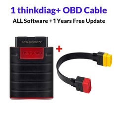 Thinkdiag 블루투스 OBD2 스캐너(한국차 지원) Automotivo OBD2 TPMS 코드 리더 자동차 진단 도구, 케이블포함