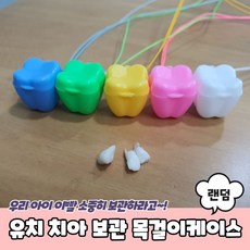 PARABU-1266-A-유치 치아 보관함 목걸이케이스, 1개