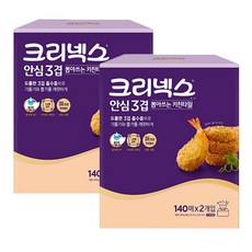 크리넥스 안심 3겹 뽑아쓰는 키친타올 140매/2개입 x 2개, 2개입, 2개