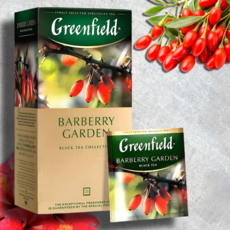Чай Greenfield Barberry Garden с гибискусом и барбарисом, 25 пакетиков