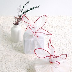 진주보자기 10장 60cm 45cm 설날보자기 추석보자기 답례품보자기, 10개, 02레드라인보자기, 45x45cm