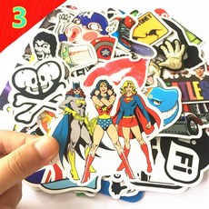 어가네닷컴 로고 캐릭터 캐리어 스티커 노트북리폼 세트모음, 1세트, 캐리어스티커03 50개입