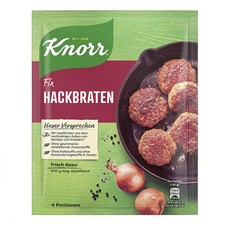 독일 크노르 Hackbraten 학브라텐 소스 70g 20팩, 20개