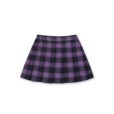 폴햄키즈 신구로점 23"겨울SALE~시그니처(120~160)퍼플 블랙 체크 속바지 있는 플리츠 _VIA23D4RR2110