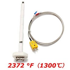K 온도센서 열전대 thermocouple 차단 세라믹 단열 Kiln 탐침 탐색기 2372 F