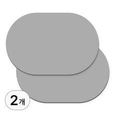 1+1 세트 빨아쓰는 규조토 발매트 모던 욕실 매트 대리석 화장실 미끄럼방지매트 예쁜 주방 잡화 폭신 물흡수 발판, R99573B(원형 그레이 2개세트