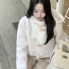 [울40함유/질보장]울 부클 더플 떡볶이 코트 후디 크롭 숏자켓 숏코트 고퀄리티 국내제작