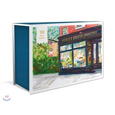 World's Greatest Bookstores 100 Postcards : 세계에서 가장 멋진 서점 일러스트 엽서 100장 박스 세트, Clarkson Potter