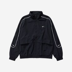 [정품] 나이키 NSW 솔로 스우시 우븐 트랙 자켓 블랙 - 아시아 Nike NSW Solo Swoosh Woven Track Jacket Black - Asia