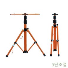 DRW63CDBF 3단조절 경관조명 LED100W 공장용LED 공장등 LED 잔디등 투광기 투광등 삼각 받침대 2구 지지대 야외정원등, 두리몰 본상품선택