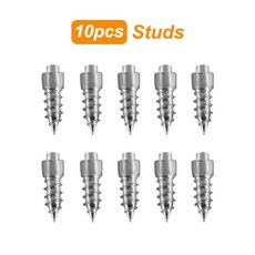 12/9mm 스노우 스크류 타이어 스터드 미끄럼 방지 떨어지는 스파이크 휠 범용 자동차 오토바이 자전거 겨울 비상 50 10pcs, 12mm without Tool 1