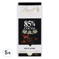 린트 엑설런스 85% 코코아 다크 초콜릿, 5개, 100g