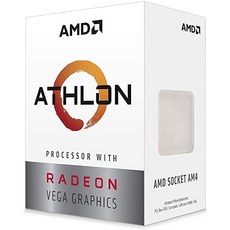 [미국] 511910 AMD YD200GC6FBBOX Athlon 200GE 2-Core 4-Thread AM4 Socket Desktop Processor with Radeon, 단일상품