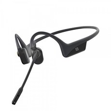 골전 통화 전용 OpenComm Slate Gray AfterShokz 골전도 이어폰 무선 헤드폰 재택 근무 재택 업무에 최적 최강 노이즈 캔슬
