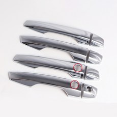 호환 차량 외부 도어 핸들 캐치 커버 볼 보호 스티커 미쓰비시 이클립스 크로스 PHEV - 2024, [01] With smart Silver