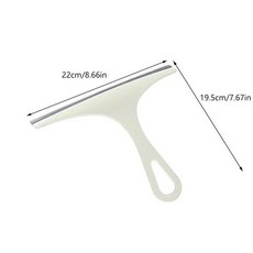 가정용 청소 욕실 거울 클리너 실리콘 블레이드 거치대 후크 자동차 유리 샤워 스퀴지 창 와이퍼 스크레, CHINA_Green, 1개