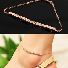 14k스틱체인발찌